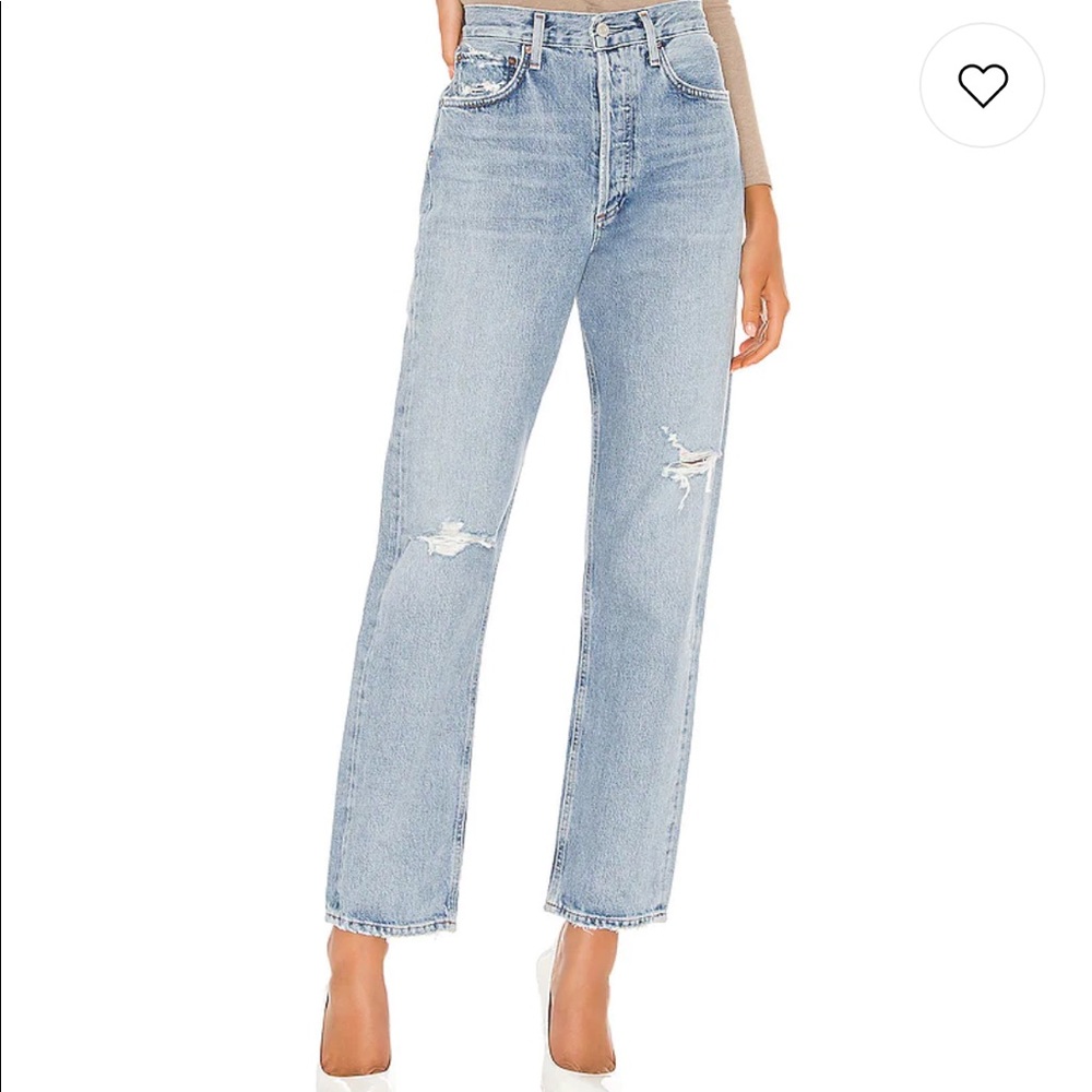 AGOLDE 90’s High Waist Loose Fit Jeans (Captured)